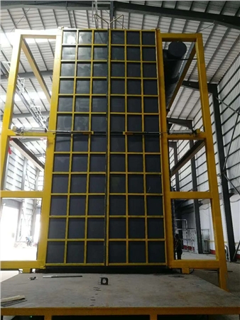 河北天然氣化鋅爐工程施工現場